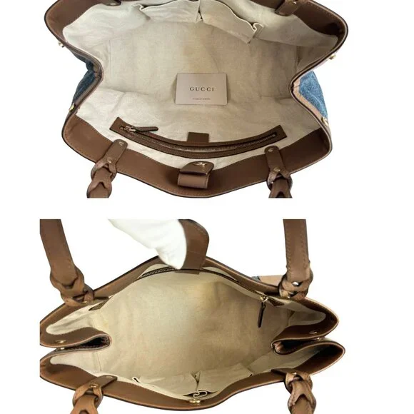 Gucci Denim Tote Bag - Picture 8 of 14